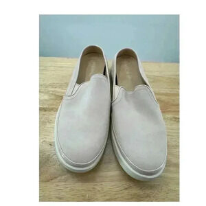 Vionic Effortless Slip-On‎ Mule Sneakers, Nubuck Leather Women's 9.5 Pink Shoes